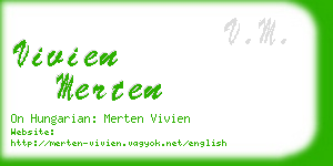 vivien merten business card